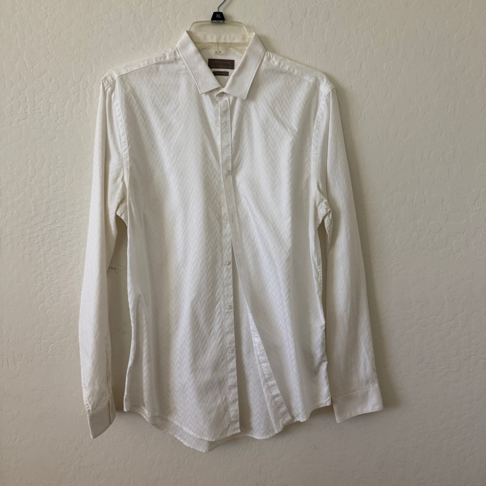 Zara Elegant White Dress Shirt